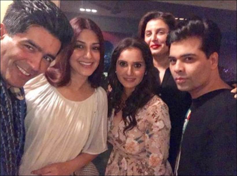 Farah Khan Parties With Karan Johar, Farhan Akhtar And 9 Other 