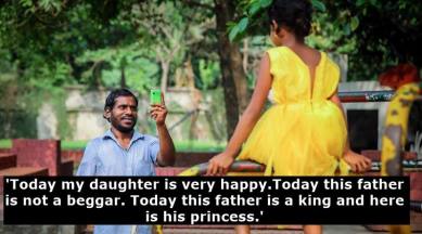 beggars in india, beggar's story facebook viral, facebook story on beggar goes viral, facebook positive stories, positive viral stories, indian express, indian express news