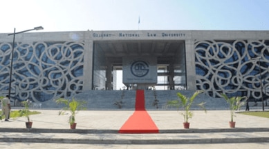 GNLU, Gujarat National Law University, International Financial Services Centre, IFSC, MoU, gujarat news, india news, indian express news