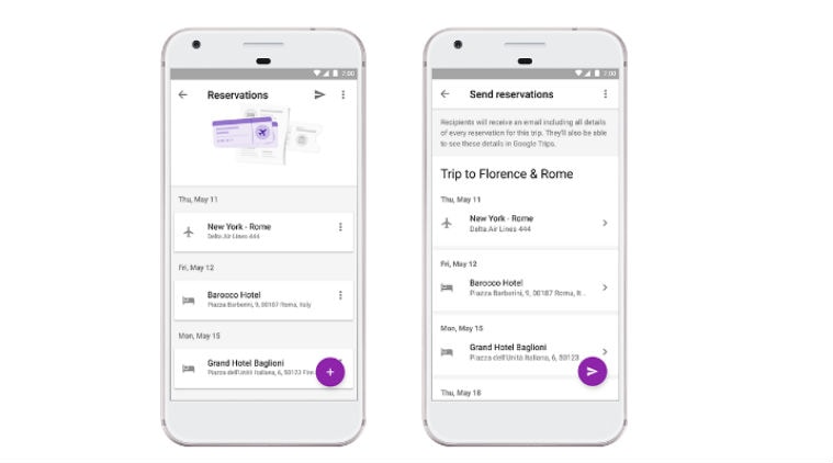 Google, Google Trips, Google Trips update, Google Trips new features, Google Trips share reservations, Google Trips last minute changes, Google Trips offline, Google Trips app, smartphones, technology, technology news