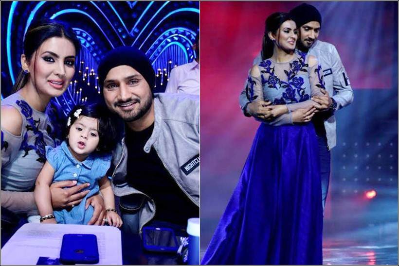 harbhajan singh nach baliye 8, harbhajan singh geeta basra, harbhajan singh daughter geeta basra, harbhajan singh geeta basra dance