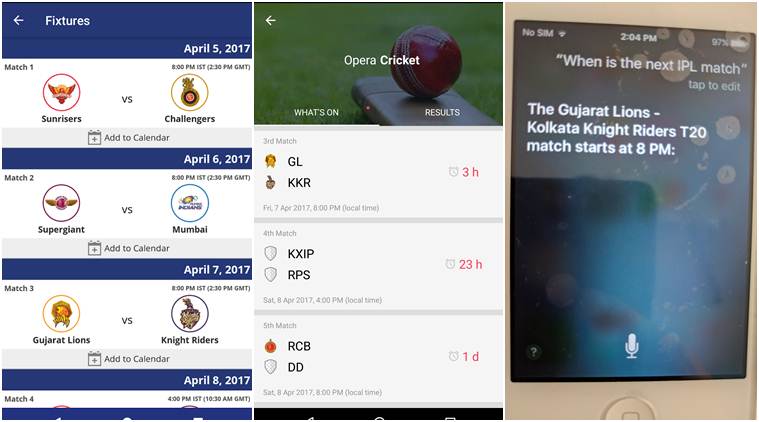 Hotstar to Opera Mini The best way to keep track of IPL 2017