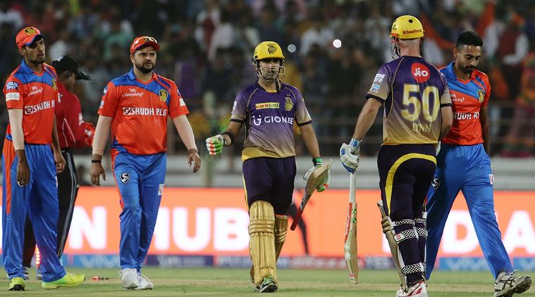 IPL 2017, IPL, IPL 10, Chris Lynn, Chris Lynn 93, Chris Lynn KKR, Gautam Gambhir, Gautam Gambhir KKR, KKR Gautam Gambhir, Cricket News, Sports News, Sports, Indian Express