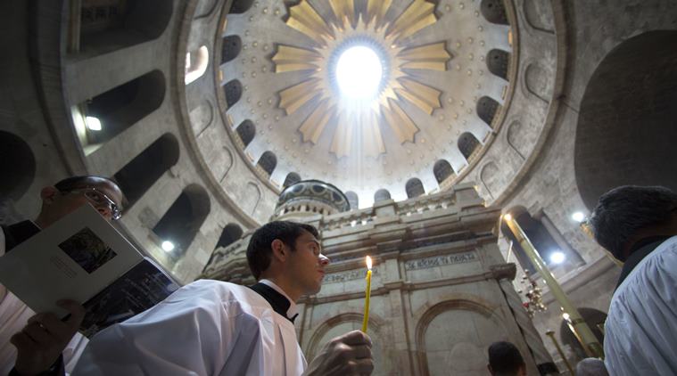 Easter, Israel Easter, Jerusalem Easter, Israel Christians, Christians in Israel, Jesus Christ, Jesus resurrection site, Jerusalem resurrection site, world news, latest news, indian express