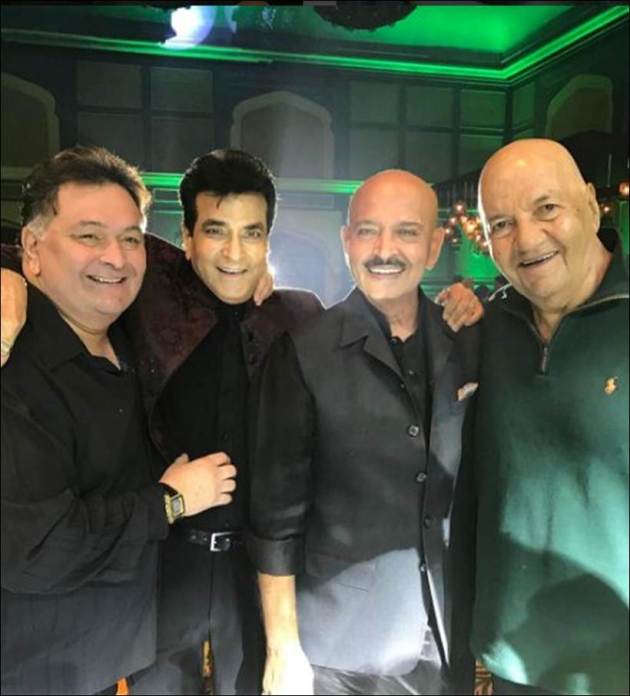 rishi kapoor, rakesh roshan, prem chopra, jeetendra, jeetendra birthday celebrations