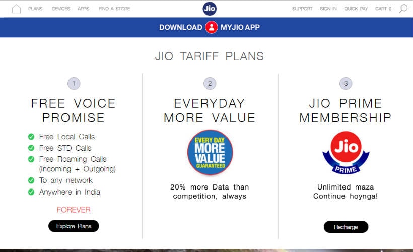 Reliance Jio, Jio Prime, Jio Summer Surprise offer, Jio Summer surprise withdrawn, Jio Prime how to get, Jio Prime recharge, Jio Prime plans, Jio Prime vs non Prime, Jio Prime tariffs, MyJio app, free Jio data, will Jio be free, 4G, Internet, Jio tariffs, smartphones, apps, technology, technology news