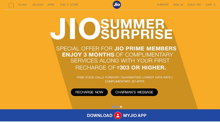 Reliance Jio, Jio, Jio Prime, Jio Summer Surprise, Jio summer surprise offer withdrawn, Trai, Trai order to withdraw Jio offer, telecom, MyJio, smartphones, apps, smartphones, technology, technology news