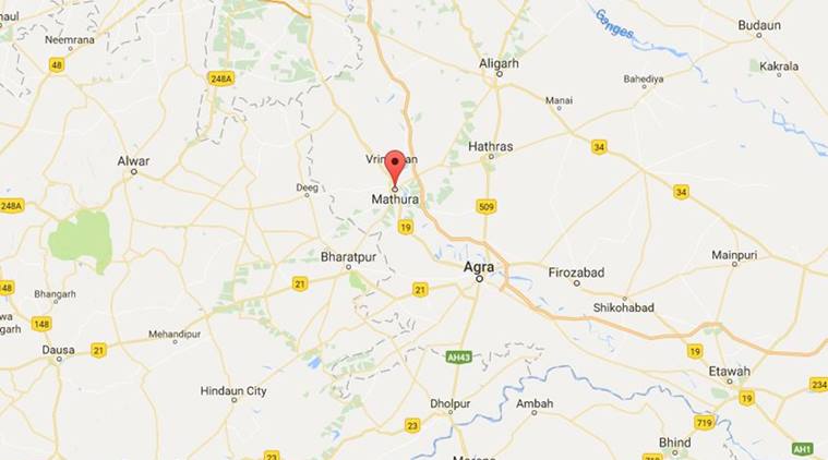 Mathura In Up Map Uttar Pradesh: Security Stepped Up In Mathura Following Terror Threat |  India News,The Indian Express