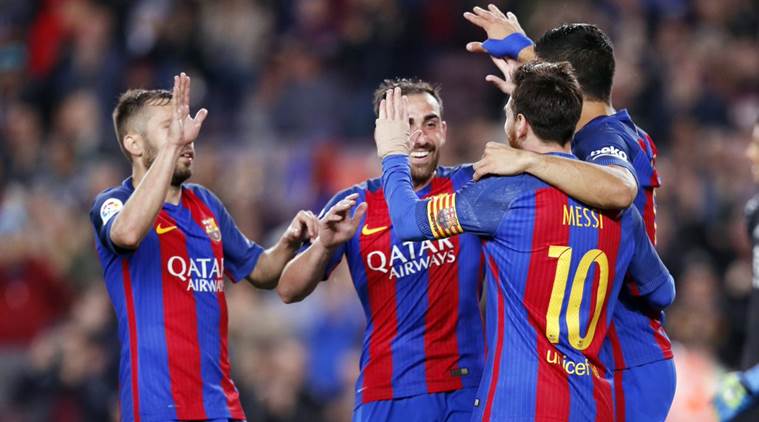 Lionel Messi nets two as Barcelona beat Sporting Gijon 3-2 | Football ...