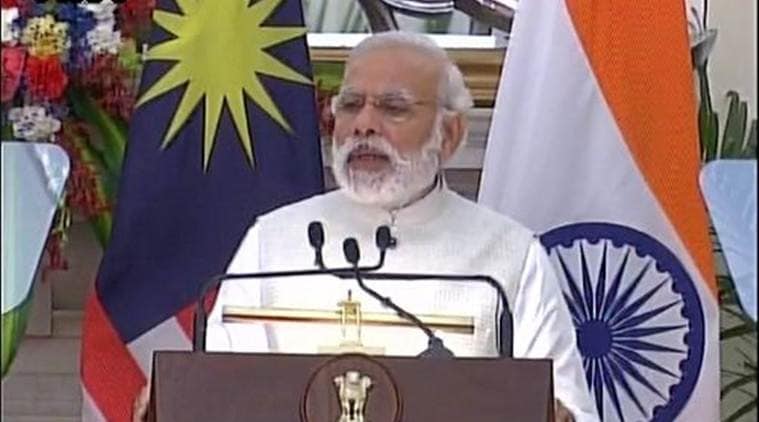 Narendra modi, Malaysia PM, Modi malaysia, Najib Rajak in India, Malaysia PM india, Malaysia PM india visit, Modi najib razak, Narendra Modi news, Modi news, India malaysia, India Malaysia relations, India Malaysia pacts, India news, Indian express