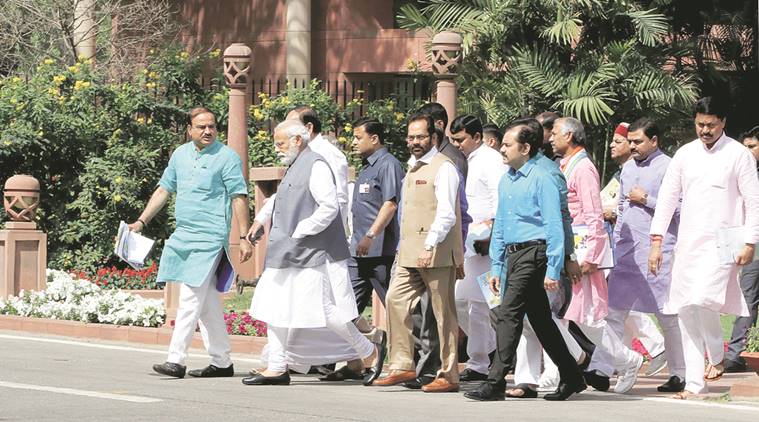 Gujarat Assembly elections, Gujarat polls, Union Cabinet, NDA government, Union cabinet agenda, Cabinet approval of bills, India news, Indian Express news