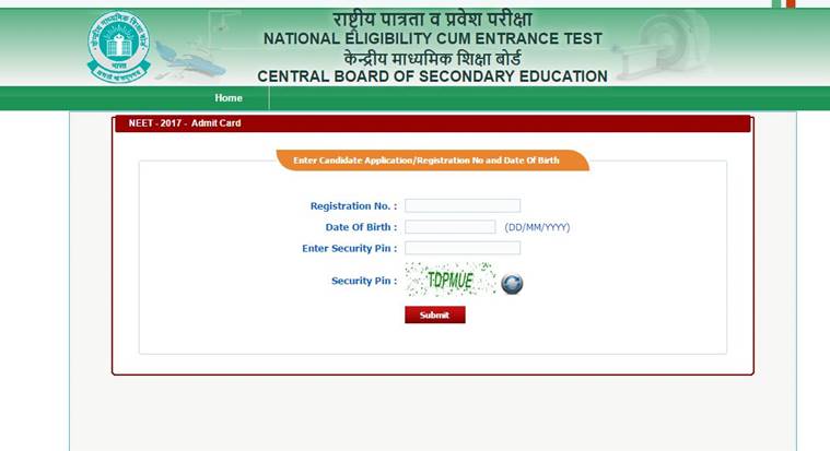 NEET 2017: Admit cards released at cbseneet.nic.in, here is how to ...