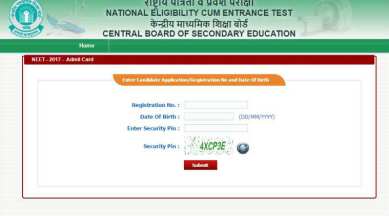 cbseneet.nic.in, neet, neet 2017, neet admit card, neet, neet admit card 2017, neet 2017 admit card, cbseneet.nic.in login, cbse, neet admit card download, neet exam dates, neet notification, neet admit card 2017, medical entrance, medical exam, medical school, neet admit card 2017 download, neet 2017 exam pattern, education news, neet news, indian express