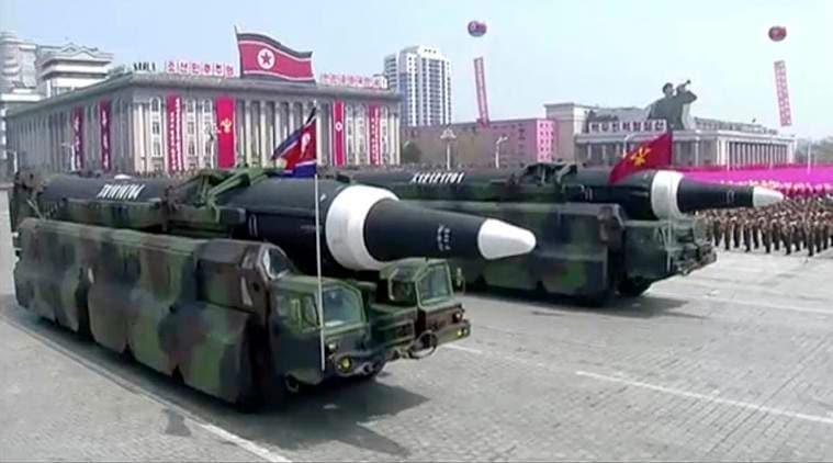 North Korea rolls out missiles, other weaponry at Founder’s day Parade ...