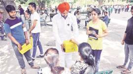Panjab University, PU protest, PU fee hike, PU conference, Nobel laureate, Roger D Kornberg, chandigarh news, india news, indian express news
