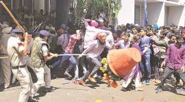 Panjab University, Panjab University protests, Panjab University-sedition, 66 students-sedition, Panjab University students protest against fee hike, fee hike protest, Punjab news, Indian express