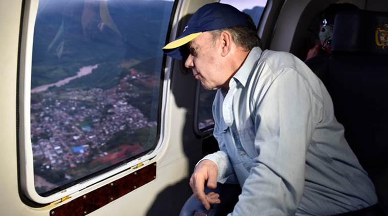 colombia, colombia landslide, colombia death toll, colombia mudslide, colombia disaster, colombia deaths, colombia tragedy, world news, indian express news