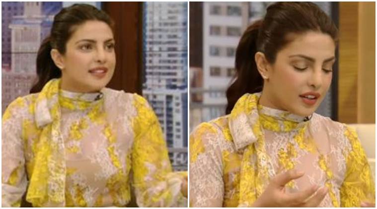 759px x 422px - Priyanka Chopra co-hosts Live With Kelly, gets compared to Tom Cruise.  Watch video | Entertainment News,The Indian Express