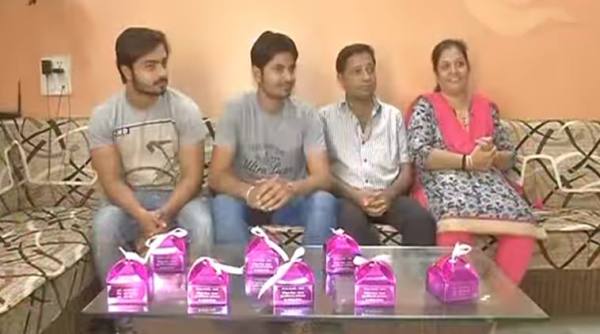 rajkot man celebrates divorce, rajkot man kaju barfi celebrations divorce, rajkot man celebrates divorce, rajkot man divorce celebrations, indian express, indian express news