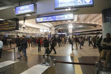 Porn clip displayed on Delhi metro station LED, footage goes viral |  Trending News - The Indian Express