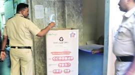 mumbai, recycling, mumbai recycling, mumbai police, mumbai police recycle, mumbai police recycling bins, mumbai news, indian express, india news