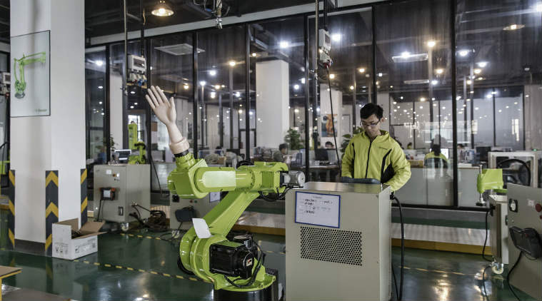 China, Robotics, Robotic future, Chinese robot makers, embracing robotics, Internet of Things, AI, digitally connected appliances,E-Deodar Robot Equipment, iRobot Corp, established robotic superpowers, China's automation robots, Chinese robots, Technology, Technology news