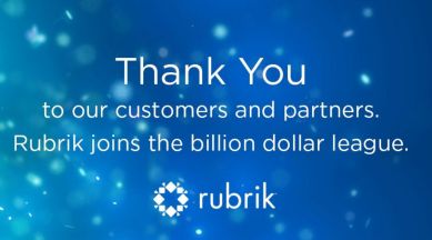 Rubrik, data backup and recovering startup, new generation of cloud compatible backup, software run directly on cloud products from Amazon.com Inc, cloud enablement, 1 billion dollar valuation, Technology, Technology news