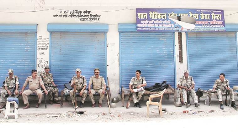 saharanpur violence, violence in saharanpur, saharanpur ravidas jayanti march, saharanpur march protest, saharanpur vandalism, Ravidas Jayanti saharanpur, Ravidas Jayanti protest, Raghav Lakhanpal, saharanpur, india news, indian express news
