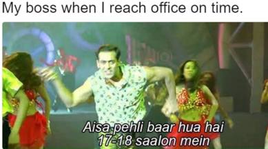 Salman Khan's 'Har Dil Jo Pyaar Karega' dance scene is a hilarious meme  now, and you'll relate to it on many levels | Trending News,The Indian  Express