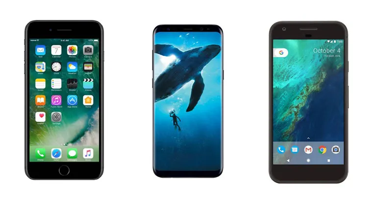 smykker Hårdhed asiatisk Samsung Galaxy S8, S8+ vs iPhone 7 series vs Google Pixel: Specs comparison  | Technology News,The Indian Express
