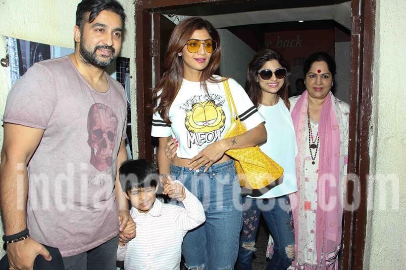 Shilpa Shetty Raj Kundra Shamita Shetty vivaan