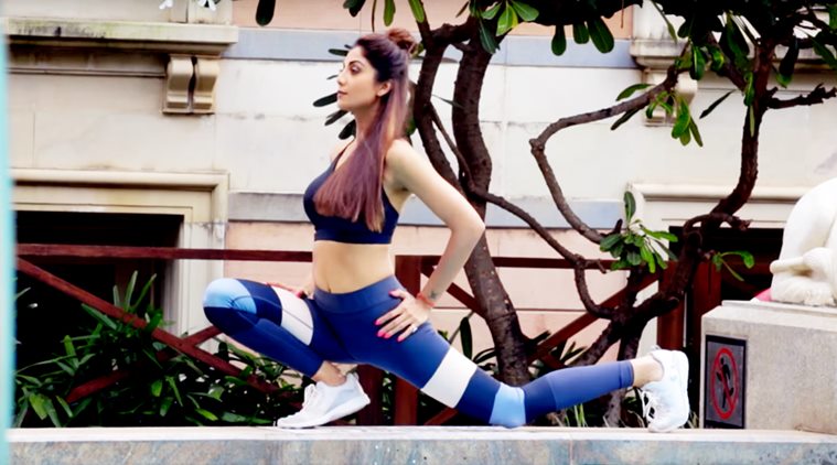 Shilpa Shetty, Shilpa Shetty youtube channel, exercises by shilpa shetty, beginners guide to lose weight, indian express, indian express news