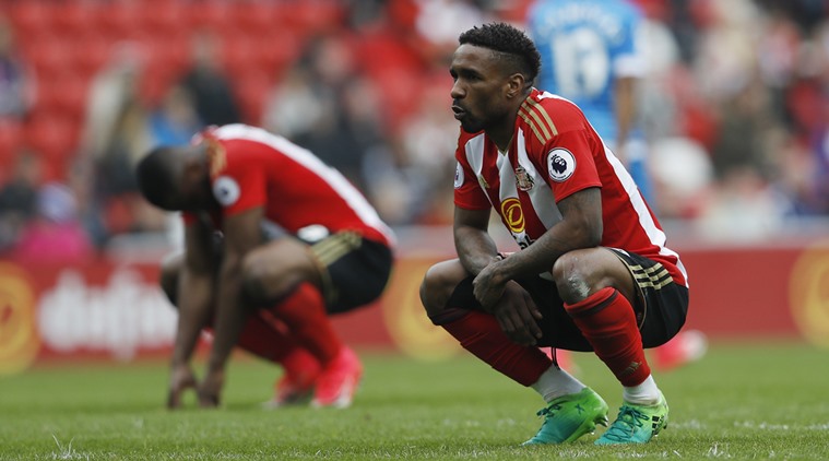 Sunderland relegated from Premier League after Bournemouth ...