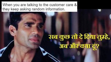 Suniel Shetty's dialogue from Dhadkan is now a hilarious meme, thanks to  Twitterati | Trending News,The Indian Express