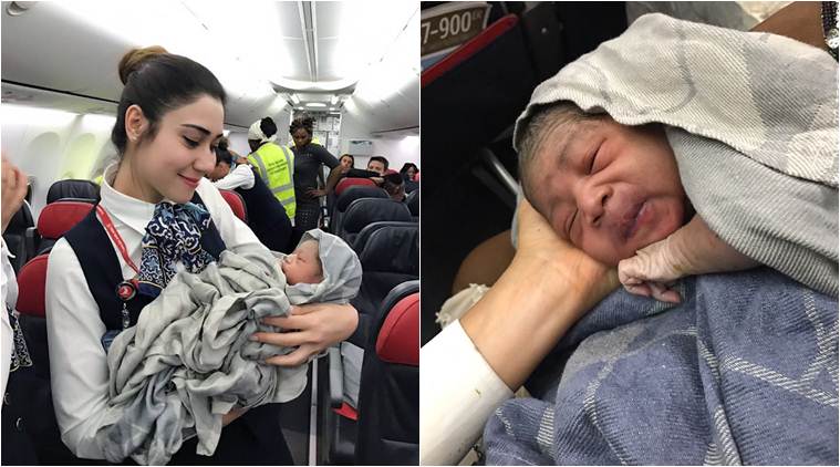 Woman gives birth to baby girl mid-flight on Turkish Airlines; see adorable pics here | Trending ...