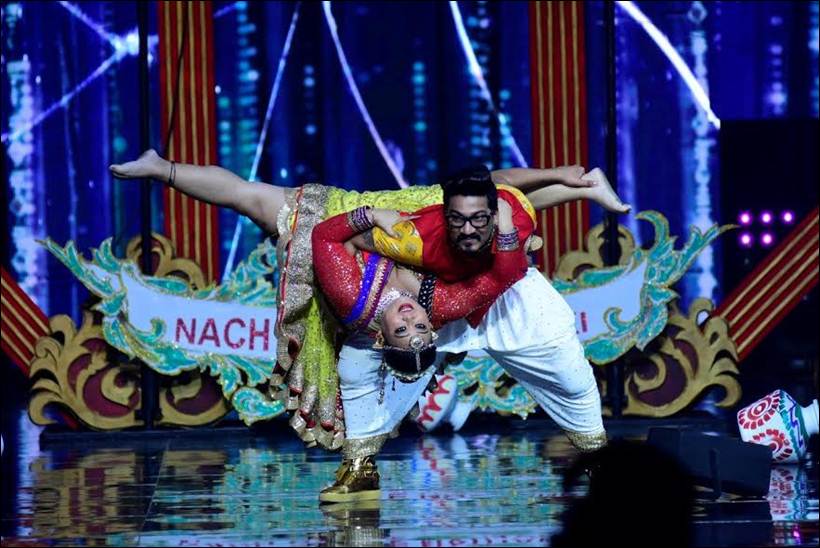 Harsh Limbachyee, bharti singh, Harsh bharti lift nach baliye 8