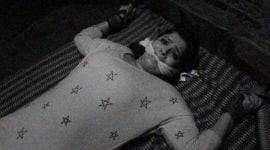 A still from Varalaxmi's upcoming film 