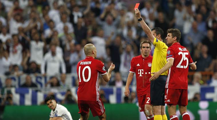 synder salon omvendt Real Madrid vs Bayern Munich: Referees 'rob' Bayern Munich of possible  semi-finals spot | Sports News,The Indian Express