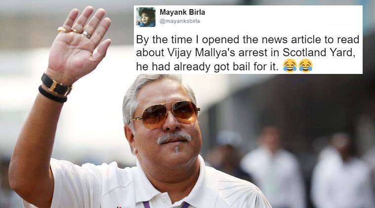 vijay mallya, vijay mallya arrest, vijay mallya scotland yard arrestm vijay mallya bail, vijay mallya bail in three hours, vijay mallya bail after arrest, vijay mallya bail soon after arrest, indian express, indian express news, vijay mallya news
