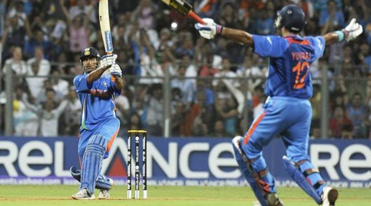 MS Dhoni had smashed a six in the final match of ICC World Cup 2011 at the Wankhede stadium in Mumbai to lift the title after 28 years.