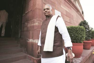 Yashwant Sinha, Demonetisation, GDP, GST, Yashwant Sinha article, indian economy, chidambaram, rahul gandhi, india news