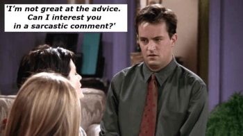 Chandler Bing's sarcasm and wit to help you keep going on Mondays |  Trending Gallery News,The Indian Express