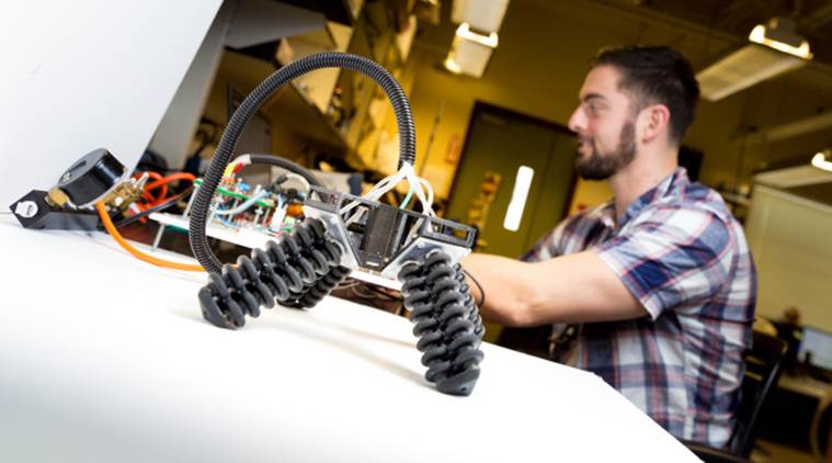 3D printed four-legged robot, robotics, robot, science news, latest news, indian express news