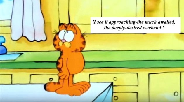 monday motivation, inspirational quotes, quotes about weekends, quotes from garfield, indian express, indian express news