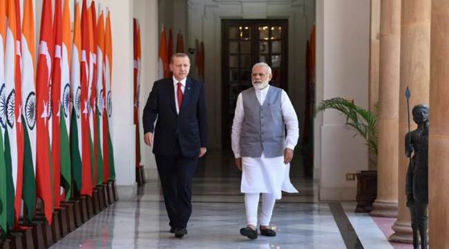 Erdogan was unfazed by India’s posturing, and expressed the desire to be a “peace-maker” on Kashmir. (PTI/File)