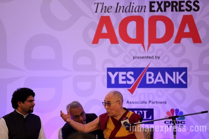 dalai lama, dalai lama delhi, express adda, anant goenka, tibetan leader, dalai lama india, dalai lama tibet