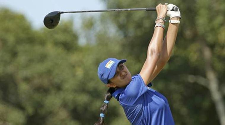 Aditi Ashok drops late bogeys to finish with score of 70 ...