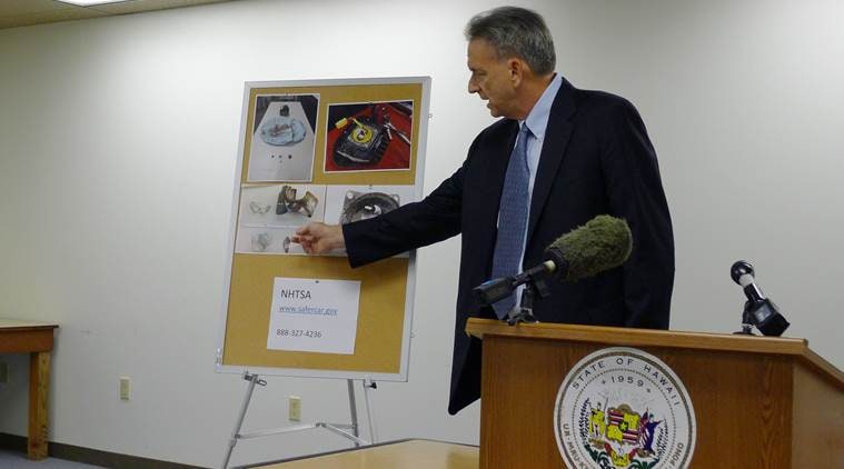 hawaii airbags lawsuit, airbags lawsuit, exploding airbags, toyota faulty airbags, toyota, indian express, india news