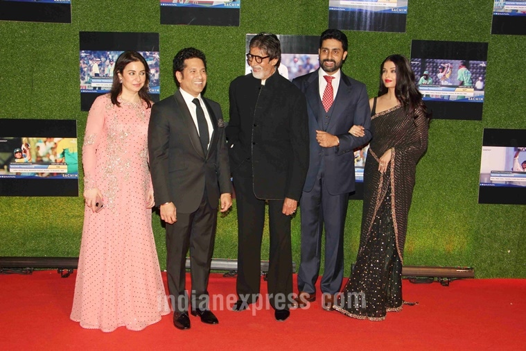 Aishwarya Rai Bachchan, Sabyasachi, Sachin Tendulkar, Sachin A Billion Dreams, Abhishek Bachchan, Amitabh Bachchan