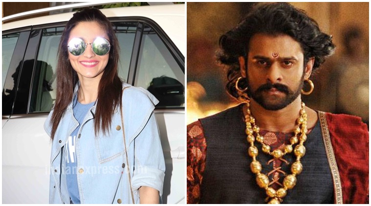 Alia Bhatt confesses she is a Prabhas fan, calls Baahubali 2 a  'rock-buster' | Bollywood News - The Indian Express